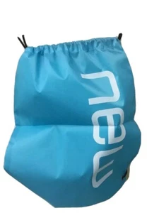 Gym Sack String Backpack Blue New 17.5” X 13.5” Book Bag Carrier - Picture 1 of 8