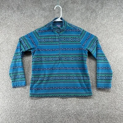 Laura Scott Women’s Jacket Size Small P Blue Green Multicolor Long Sleeve - Image 1 of 4