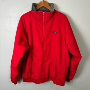 Men’s Coat Lands Ends Big & Tall Squall Jacket sz L-Tall Fleece Lined - Picture 1 of 10