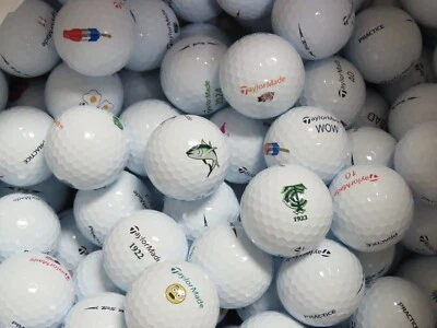 New 6 Dozen TaylorMade 2021 TP5 Golf Balls 72 My Symbol Practice Golf Balls