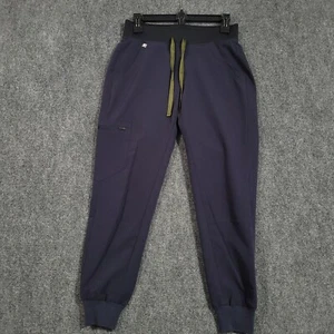 FIGS Scrub Pants Technical Collection Women’s XS Blue Drawstring Pockets - Picture 1 of 10