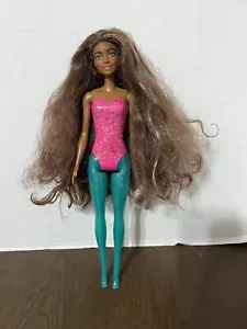 2020 Barbie Color Reveal Party Confetti African American AA Teal Legs Mattel - Bild 1 von 11