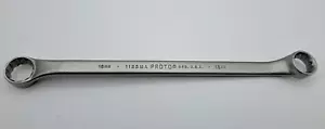 Vintage Proto Professional 15 x 18mm Box End Wrench, No. 1125MA, 12 Point, USA - Picture 1 of 13