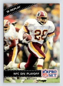 1992 Pro Set Card, #61 Darrell Green HOF, Washington Redskins, NFC Div. Playoff - Picture 1 of 3