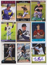 Arizona Diamondbacks Signed auto cards PICK LIST 1.39-3.49 each autograph MLB