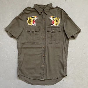 Denim & Supply Ralph Lauren Military Souvenir Vintage Style Army Combat Shirt S - Picture 1 of 10