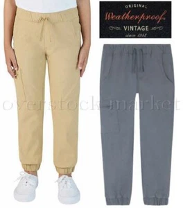 NEW! BOYS WEATHERPROOF VINTAGE FLEECE LINED JOGGER PANT! WARM! 1516302 VARIETY - Picture 1 of 7