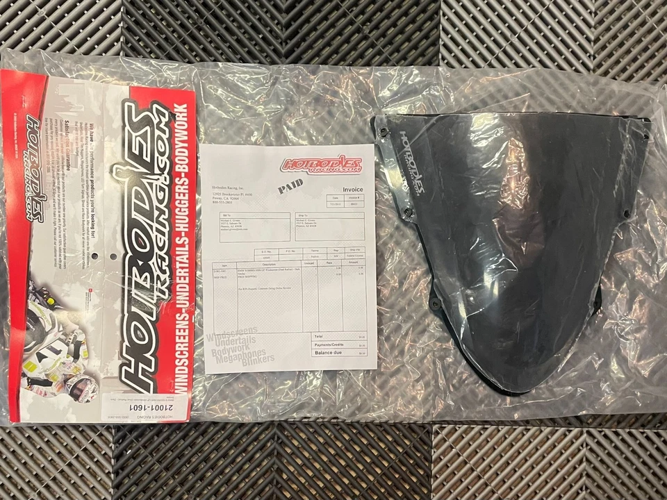 BMW S1000RR 2010 gris tintado doble burbuja hotbodies parabrisas de carreras - NUEVO Foto 1 de 3