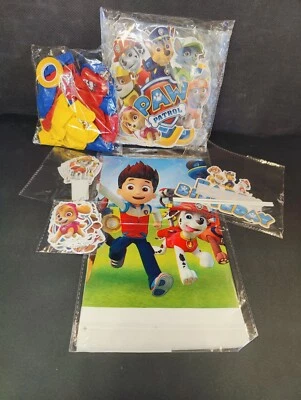 107 suministros de fiesta de cumpleaños Paw Patrol Foto 1 de 4