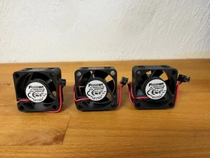 Lot of 3 Delta Fonsan DFB0412M 12VDC Brushless Fans, 40mm x 40mm x 20mm, 2-Wire - Picture 1 of 4