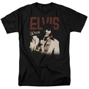 Elvis Presley Viva Las Vegas T Shirt Licensed Rock N Roll Music Tee Black - Picture 1 of 2