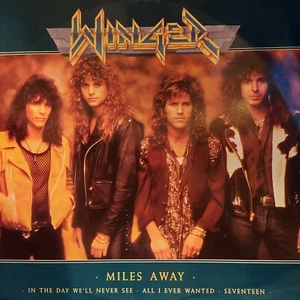 Winger - Miles Away 4 track 12” Single - Picture 1 of 4
