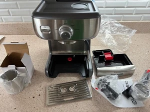Calphalon BVCLECMP1 Temp iQ Espresso Machine with Steam Wand, Stainless - Picture 1 of 6