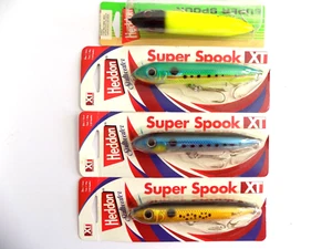 EXCALIBUR SUPER SPOOK XT 3/#XSW9256 & 1/#X9256  - 4 LURES - 546i - Picture 1 of 5