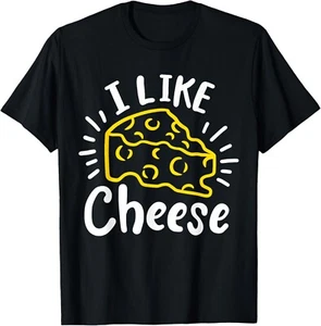 Cheese Lovers I Like Cheese Gift Tee Unisex T-Shirt - Picture 1 of 4