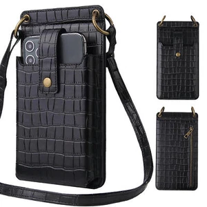 Women Leather Cell Phone Purse Crossbody Handbag Wallet Case Small Shoulder Bag - Picture 1 of 16