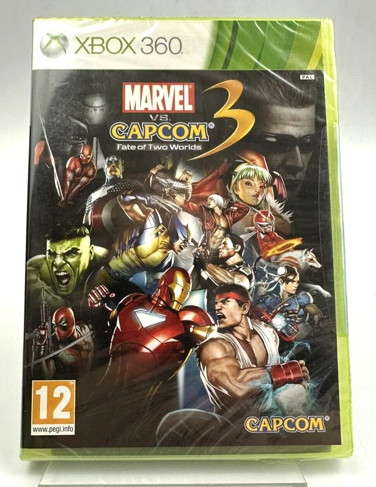 Xbox 360 Marvel Vs Capcom 3: Fate Of Two Worlds, New Factory Sealed - **Flaw** - Image 1 of 4