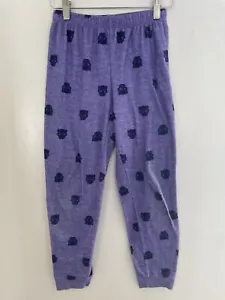 Marvel Black Panther Wakanda Forever Kids Girls 100% Polyester PJ Pants Purple L - Picture 1 of 4