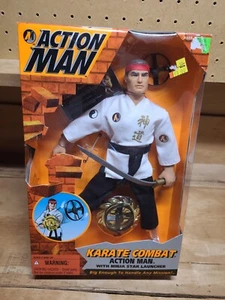 Action Man Karate Combat with Ninja Star Launcher Fast Shipping - Picture 1 of 8