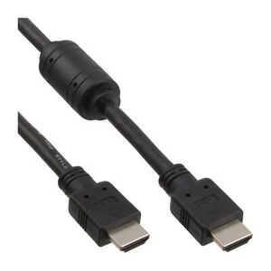 InLine® HDMI™ Kabel High Speed Stecker - Stecker, schwarz, mit Ferrit, 5m - Bild 1 von 1
