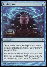 1x BRAINSTORM - Conspiracy Ice Age M25 - MTG - Magic the Gathering - NM