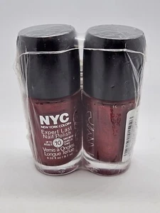 NYC Expert Last Nail Polish 261 RED ME THE NEWS 0.33oz (LOT OF 2) - Picture 1 of 2