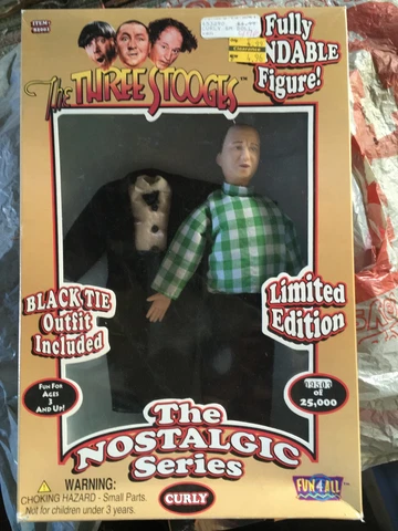 THE THREE STOOGES, THE NOSTALGIC SERIES: CURLY Cover