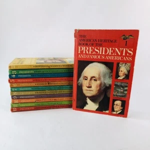 1-12 The American Heritage Book of Presidents Famous Americans Vintage 1967 Set 12 - Bild 1 von 7
