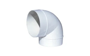 GOMITO 90° PER TUBO CAPPA TONDO DIAM.100 - Foto 1 di 1