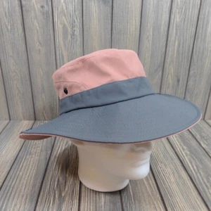 Surf Gear Sun Shade Wide Brim Beach Hat Pink Gray OSFM Unisex Breathable Outdoor - Picture 1 of 7