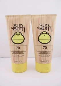 Sun Bum Premium Moisturizing Lotion SPF 70, 6 fl oz ea, 2 ct - FREE SHIPPING - Picture 1 of 3