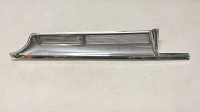 1962 Dodge Polara 500 Left Reverse Light Finish Panel Chrome Rear Bezel Back Up - Image 1 of 4