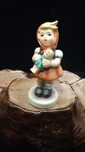 VTG Goebel Hummel Figurine “Girl With Doll” #821 HUM 239/B Germany 1967 - Picture 1 of 7