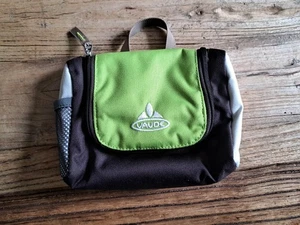 Kleine Vaude Kulturtasche Neuwertig braun grün 19cm x 15cm x 6,5cm - Bild 1 von 6