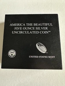 2013 "P" ATB 5oz .999 Silver *MT RUSHMORE* 25c Box & COA America the Beautiful - Picture 1 of 7