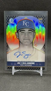 Bowman Chrome JAC CAGLIANONE 2025 Bowman Ascensions automático 40/50 KC Royals - Imagen 1 de 2