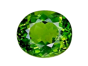 3.640CTS PIEDRAS PRECIOSAS SUELTAS OVALADAS OVALADAS APATITA SUPERIOR RESPLANDECIENTE VERDE BRILLANTE RESPLANDECIENTE - Imagen 1 de 3
