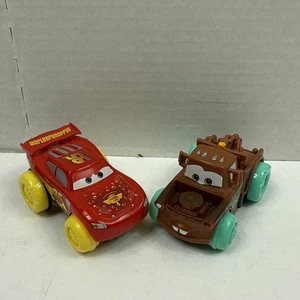 Disney Pixar Cars Hydro Wheels Mater & Regular Lightning McQueen Race On Water - Picture 1 of 8