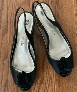 NIB Anne Klein ‘Aklesta’ Sling-Back Peep-Toe Shoes 9.5M - Picture 1 of 8