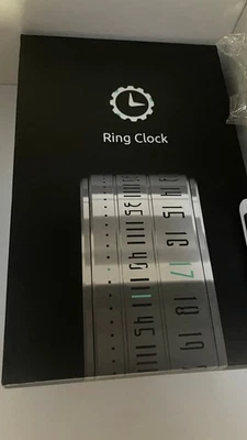 2 Ring Clocks - orange and blue lights - Image 1 of 4