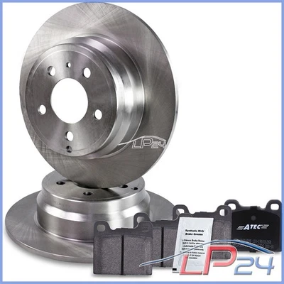 2x DISQUE PLEIN Ø295+4x PLAQUETTE DE FREIN ARRIÈRE POUR VOLVO V70 1 2.-2.5 97-00 - Photo 1/4