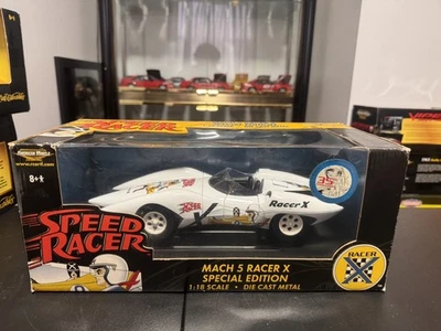 1:18 - American Muscle • Mach 5 Racer X • 35 Aniversario Edición Especial ERTL Foto 1 de 3