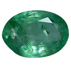 1.01 ct Oval Cut (7.74 x 5.58 mm) Colombia Green Emerald Natural Gemstone - Picture 1 of 1