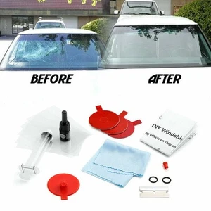 Windscreen Windshield Repair Tool Set DIY Car Kit Wind Glass For Chip Crack Tqef - Picture 1 of 11