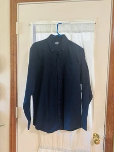 Land’s End Men’s Navy Button Down Shirt - Picture 1 of 5