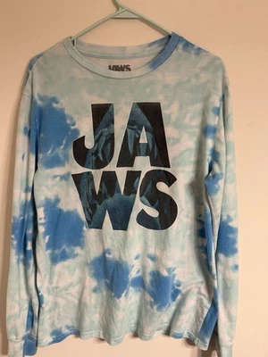 Jaws vintage T-shirt-long Sleeve Size l - Image 1 of 3