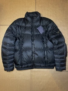 Prada Black Puffer Jacket Size 50 M L Brand New Non Hooded RRP £1600 - Picture 1 of 6