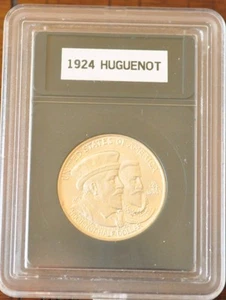 Exceptional RARE BU 1924 P Huguenot Commemorative Half Dollar Collector Coin! - Picture 1 of 4