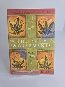 The Four Agreements Book Don Miguel Ruiz Toltec Wisdom Freedom Spirituality - Picture 1 of 9