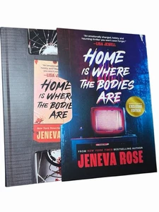 Home Is Where The Bodies Are By Jeneva Rose - B&N Slip Case Exclusive Ed. NEW - Picture 1 of 11